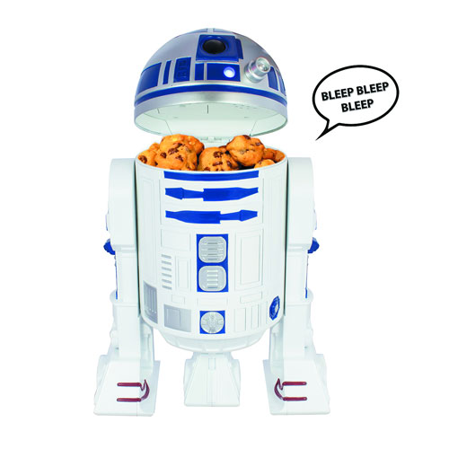 Photo d'une boite à cookie en forme de R2-D2